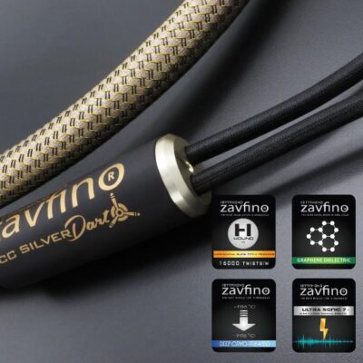 1877Phono Zavfino Silver Dart Speaker Cable 3m